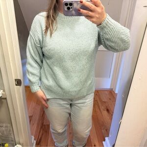 American Eagle Outfitters dreamspun oversized Light Blue Women's Sweater